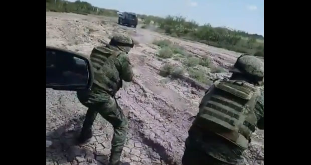 En video, resaltan desarme de criminales por militares en Tamaulipas