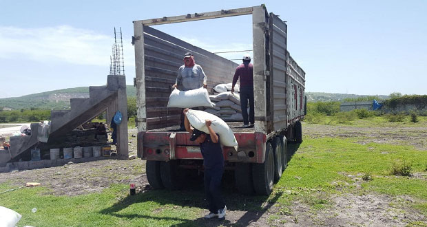 Antorcha gestiona fertilizante para 62 productores de caña en Izúcar
