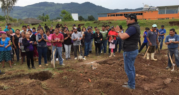 Inicia construcción de bachillerato “Nueva Creación” en Huauchinango