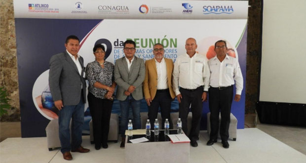 En reunión, operadores de agua en Puebla buscan mejoras al servicio