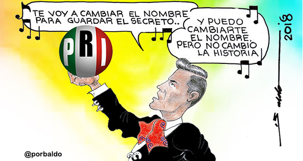 Caricatura: Peña Nieto quiere hacer cover del PRI