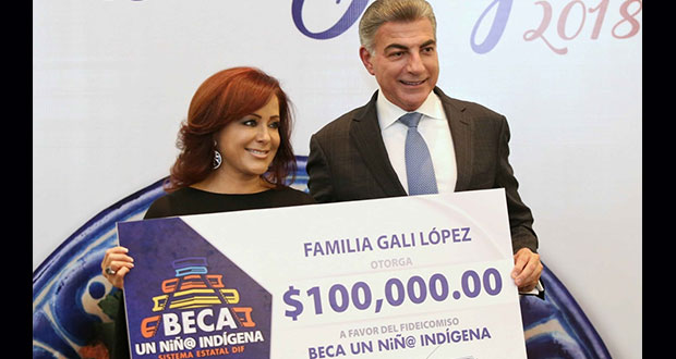 Gali y Dinorah reúnen fondos para becar a 4,500 alumnos indígenas