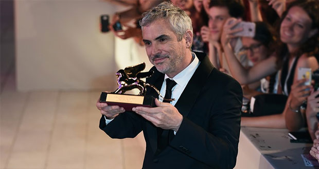 Por película “Roma”, Cuarón gana León de Oro en festival de Venecia