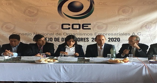 COE propone a Claudia Rivera terna para Secretaría de Desarrollo Económico
