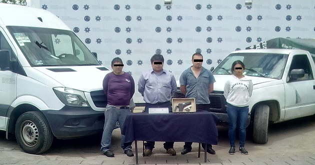 Capturan a cuatro en Jardines de San José por asaltar a repartidor