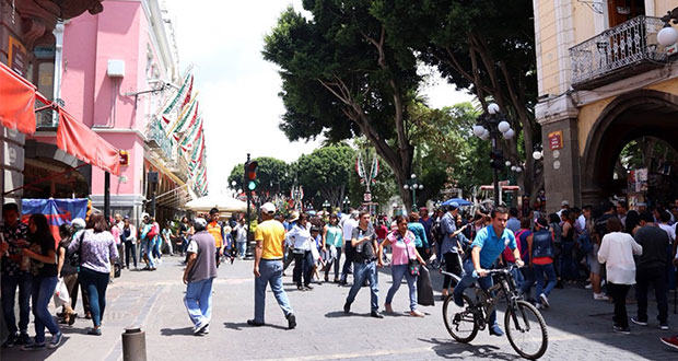 Afluencia de peatones aumenta 58.5% por programa Ándale en el CH