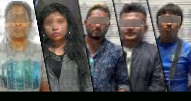 SSP detiene por distintos delitos a 10 personas en Puebla