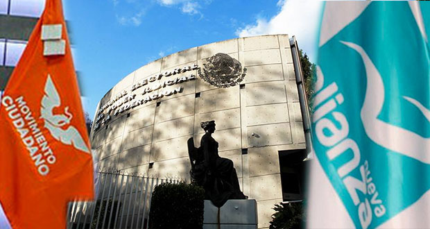 Tepjf confirma multas por 4.8 mdp a MC y Nueva Alianza en Puebla