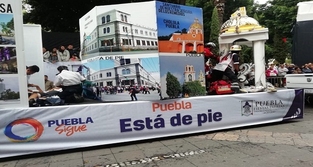 En desfile del 16 de septiembre, gobierno aprovecha para destacar logros