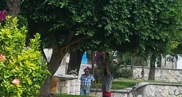 Intentan linchar a joven por asaltar a repartidor en Yehualtepec
