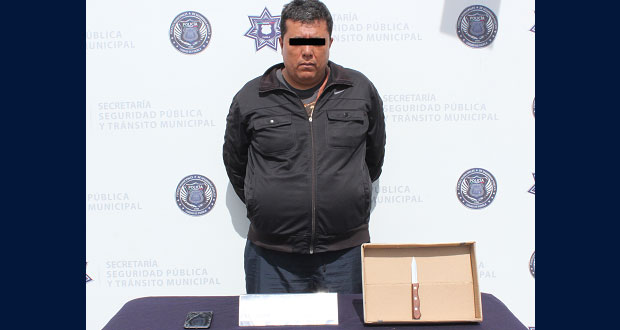 Detienen a sujeto por robo a transporte público en Prados Agua Azul