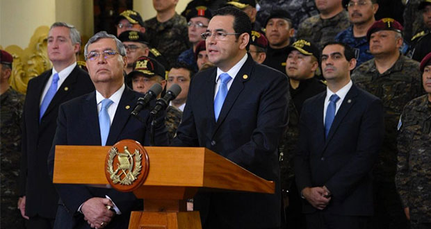 Presidente de Guatemala revoca mandato a comisión contra impunidad