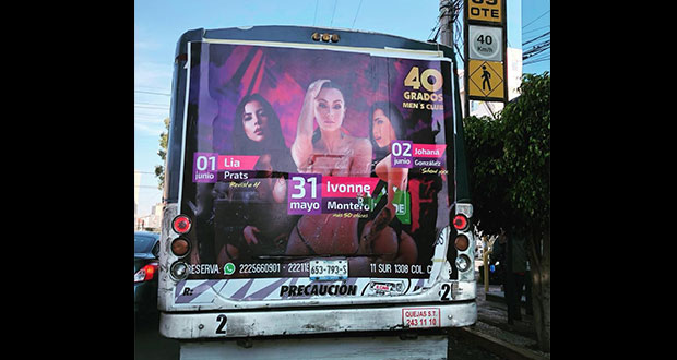 Van por prohibición de publicidad de clubes nocturnos que denigran a mujer