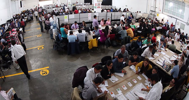 Recuento de votos de Puebla acaba este viernes