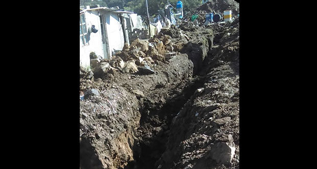Ampliarán red de drenaje en colonia Tlanesse de Puebla capital