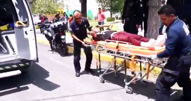 Por escapar, tren le amputa el pie a joven en calle 15 de Mayo