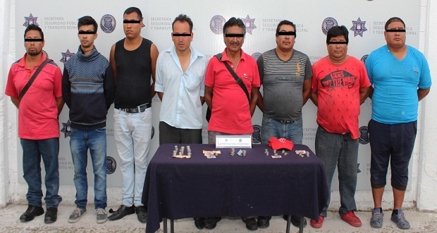 Caen 8 por extorsionar a transporte público en CH de Puebla: Ssptm