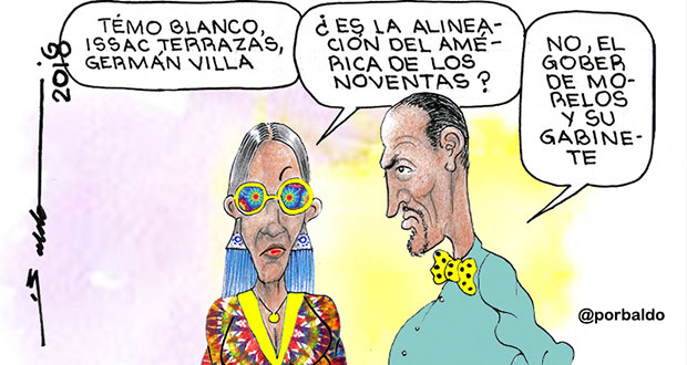 Caricatura: Americanistas integran gabinete del "Cuau"
