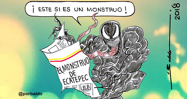 Caricatura: El "monstruo de Ecatepec"