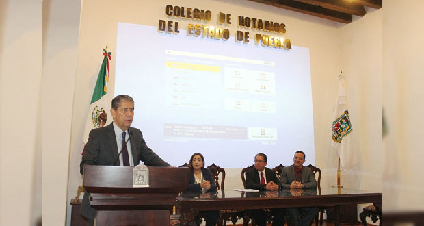 Exponen resultados de colaboración entre FGE y notarios de Puebla
