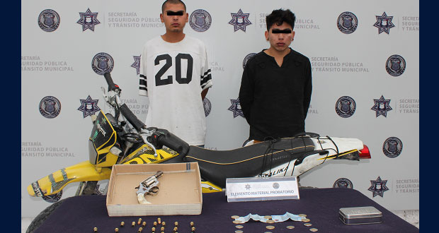 Ssptm detiene a dos presuntos ladrones en colonia Veracruz