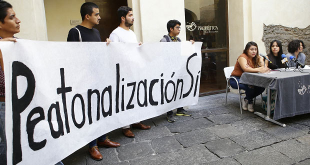 ONGs exhortan a Claudia Rivera a impulsar peatonalización de CH