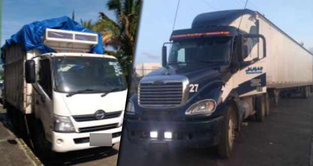 SSP detiene a diez hombre y asegura seis vehículos en Puebla