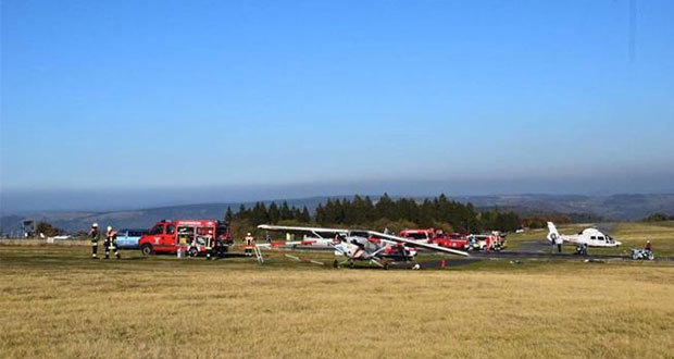 Accidente de avión deja 3 muertos y 8 lesionados en Alemania