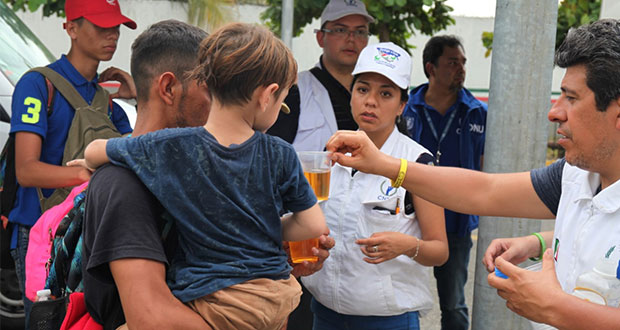 CNDH pide a Puebla y estados brindar atención a migrantes
