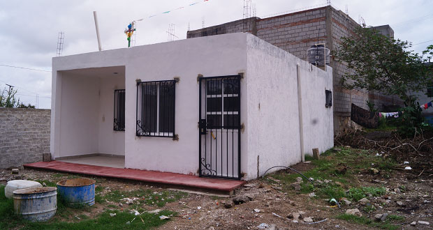 Listas, 9 viviendas para familias de colonia El Zotolín, en Tehuacán