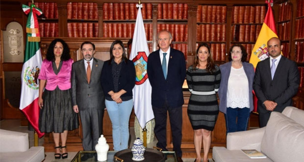 Ayuntamiento de Puebla impulsa desarrollo económico con España