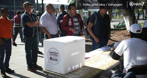 En consulta ciudadana por NAIM, poblanos prefieren Santa Lucía sobre Texcoco