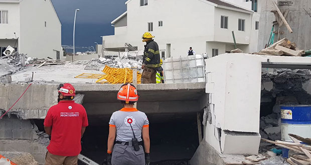 Recuperan 8º cuerpo tras derrumbe en Monterrey