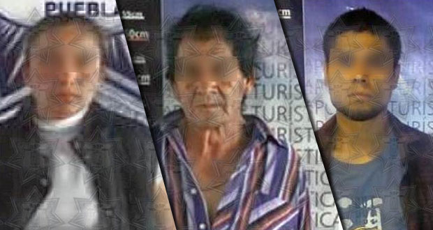 En Puebla capital, SSP detiene a 3 por diversos hechos ilítictos