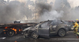 Choque en la Puebla-Orizaba deja al menos 1 muerto y 15 heridos