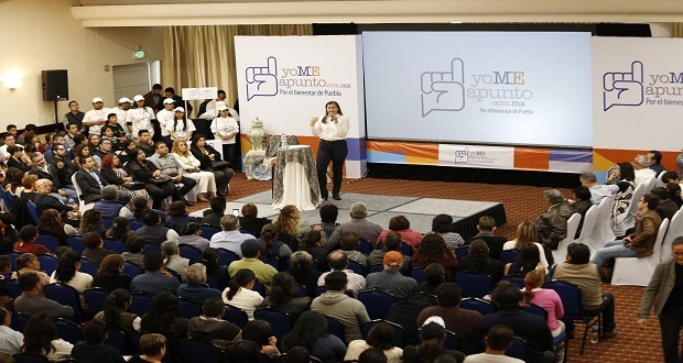 Martha Erika abre foros ciudadanos de plataforma "Yo me apunto"