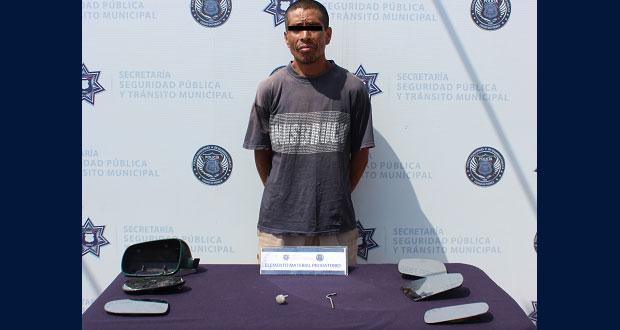 Detienen a probable responsable de robo de autopartes en La Paz