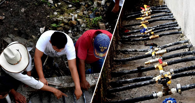 Comuna inaugura ampliación de agua potable en Tecorral, Huitzilan
