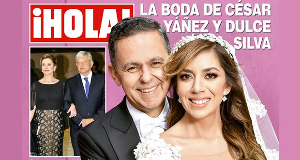 Revista muestra lujos de boda de César Yáñez