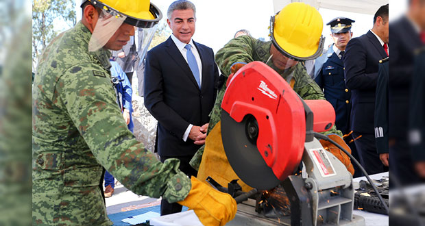 Gali encabeza destrucción de 1,383 armas decomisadas y canjeadas