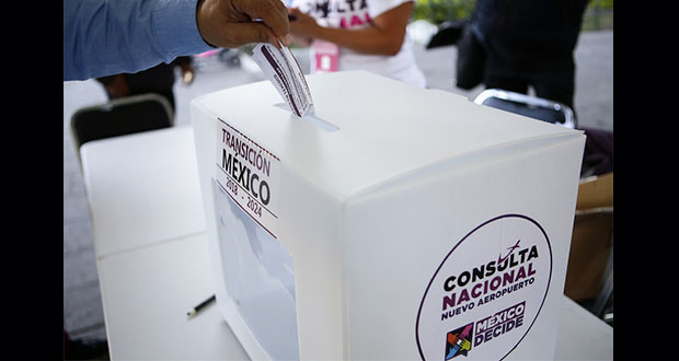 En 25 horas, 215 mil votos en consulta de NAIM