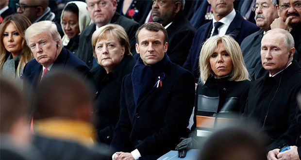 Conmemoran 100 años del fin de la Primera Guerra Mundial en Francia