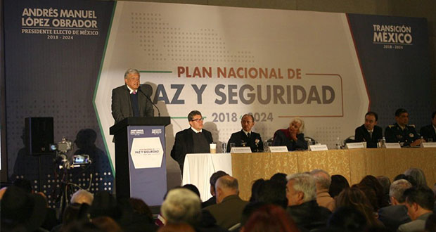 Guardia Nacional y amnistía, indica plan de seguridad y paz de AMLO