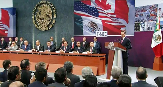 Nuevo tratado comercial T-MEC se firmará el 30 de noviembre: EPN