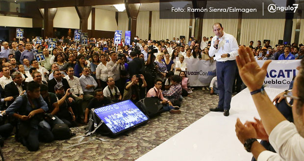 Marko Cortés une a morenovallistas y panistas "tradicionales" previo a elección interna