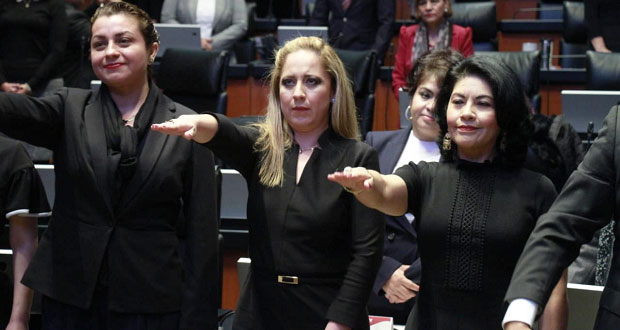 Senado toma protesta a Norma Sandoval como magistrada del TEEP