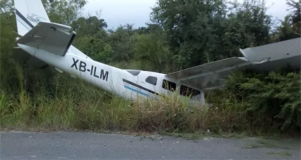 En Tamaulipas, avioneta se desploma y mata a 2 a bordo de moto