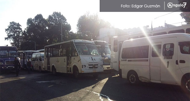Transporte público se va a paro; demandan aumento de hasta 4 pesos en tarifa