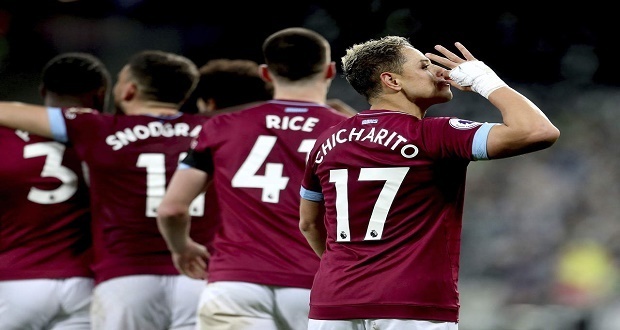 Tras sequía de meses, “Chicharito” anota en la goliza del West Ham
