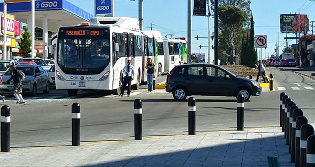 Imprudencia de conductora causa primer accidente de L3 de RUTA